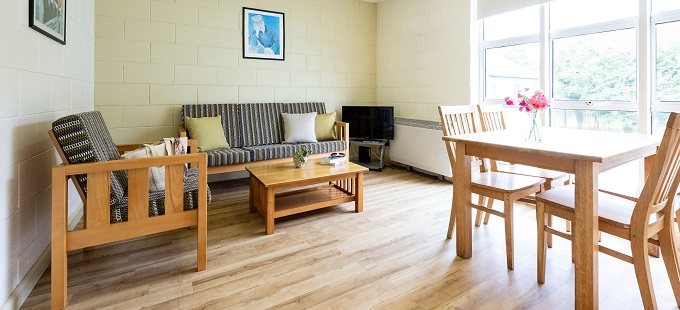 corrib village living area