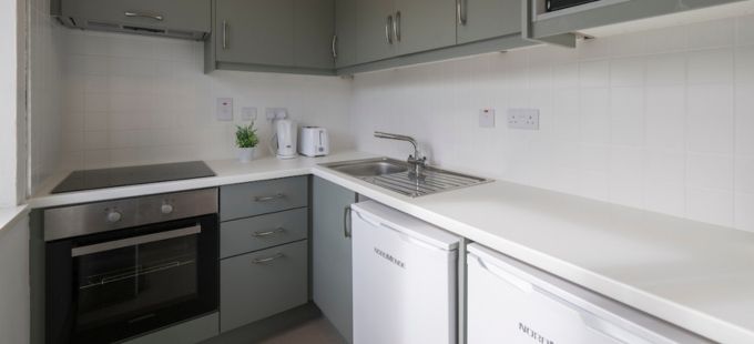 standard kitchen area